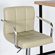 Lizzely Garden & Living Tabouret de bar Anel simili cuir marron clair avec accoudoirs Lizzely Garden & Living Tabouret de bar Anel simili cuir marron clair avec accoudoirs