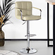 Lizzely Garden & Living Tabouret de bar Anel simili cuir marron clair avec accoudoirs Lizzely Garden & Living Tabouret de bar Anel simili cuir marron clair avec accoudoirs
