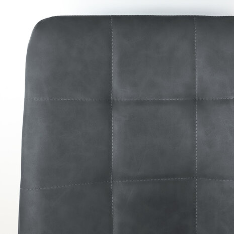 Lizzely Garden & Living Chaise de salle à manger Catoo anthracite