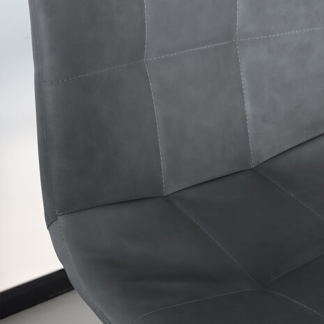 Lizzely Garden & Living Chaise de salle à manger Catoo anthracite