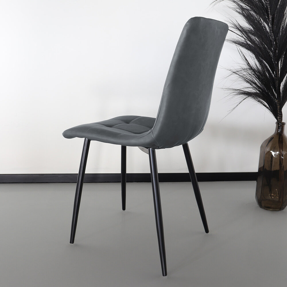 Chaise de salle à manger Catoo anthracite