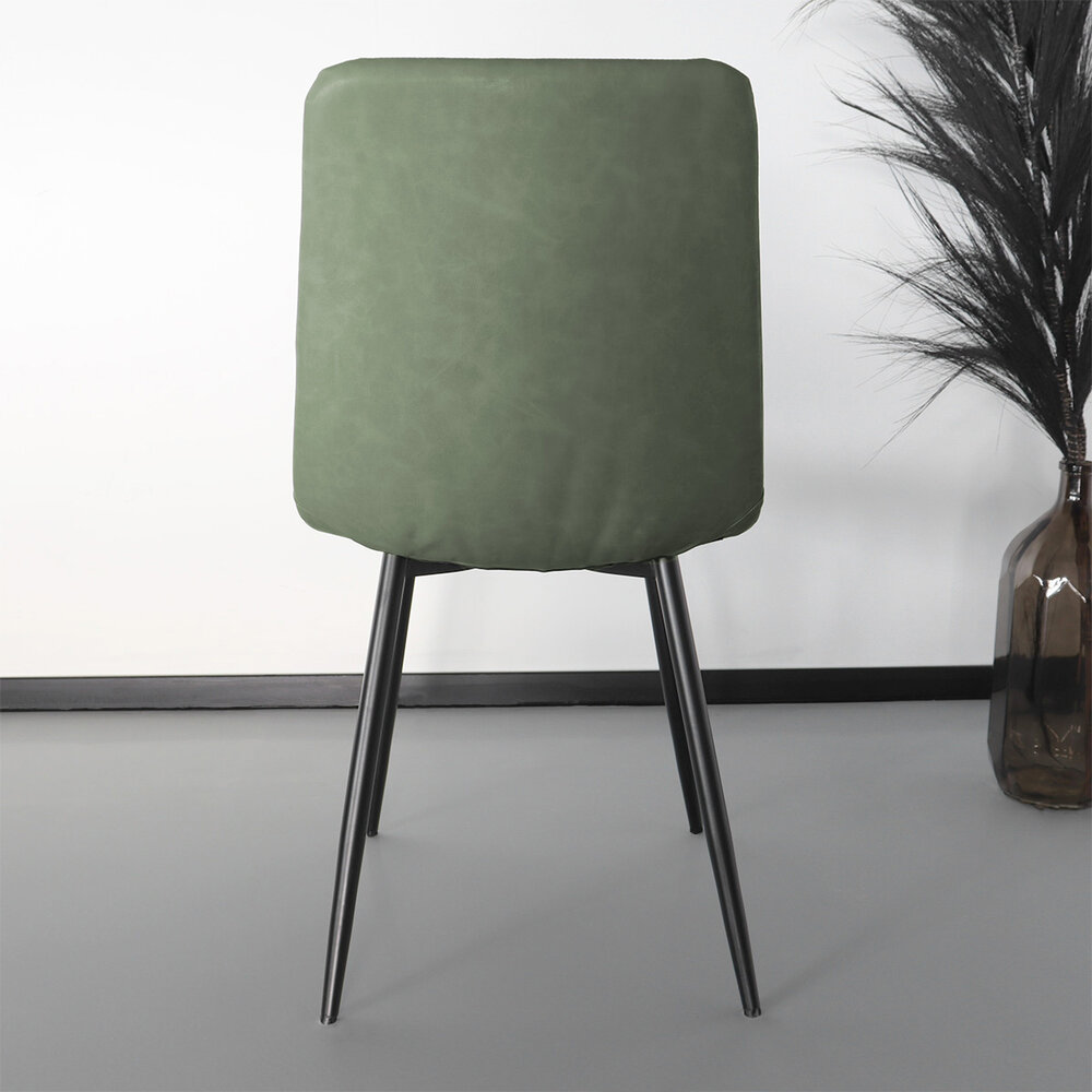 Chaise de salle à manger Catoo vert foncé