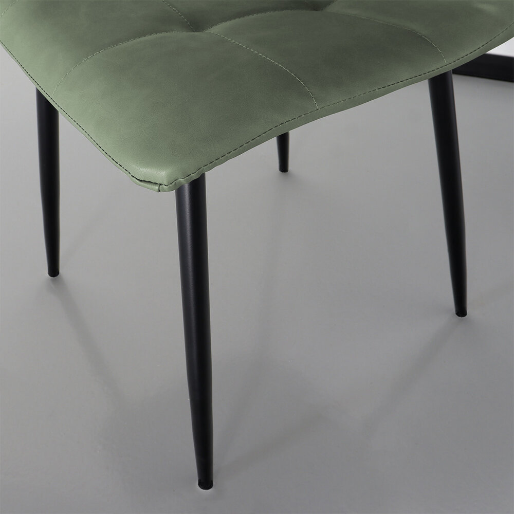 Chaise de salle à manger Catoo vert foncé