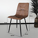 Lizzely Garden & Living Chaise de salle à manger Catoo cognac Lizzely Garden & Living Chaise de salle à manger Catoo cognac