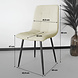 Lizzely Garden & Living Chaise de salle à manger Catoo teddy bouclé beige Lizzely Garden & Living Chaise de salle à manger Catoo teddy bouclé beige