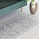 Lizzely Garden & Living Tapis vintage 70x140cm blanc gris oriental avec motifs Lizzely Garden & Living Tapis vintage 70x140cm blanc gris oriental avec motifs