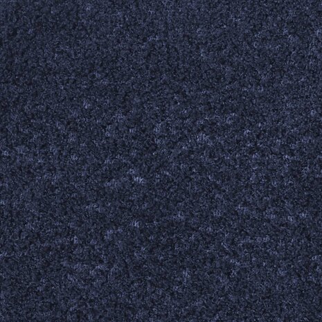 Lizzely Garden & Living Chaise de salle à manger Viga bleu foncé teddy