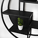 Lizzely Garden & Living Etagère murale Danae Industrial 75cm durable en bois de manguier Lizzely Garden & Living Etagère murale Danae Industrial 75cm durable en bois de manguier