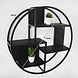 Lizzely Garden & Living Etagère murale Danae Industrial 75cm durable en bois de manguier Lizzely Garden & Living Etagère murale Danae Industrial 75cm durable en bois de manguier