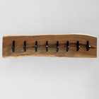 Porte-manteau David industriel 90cm en bois d'acacia