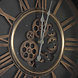 Lizzely Garden & Living Horloge murale industrielle Lois noir avec chiffres romains décoration murale Lizzely Garden & Living Horloge murale industrielle Lois noir avec chiffres romains décoration murale