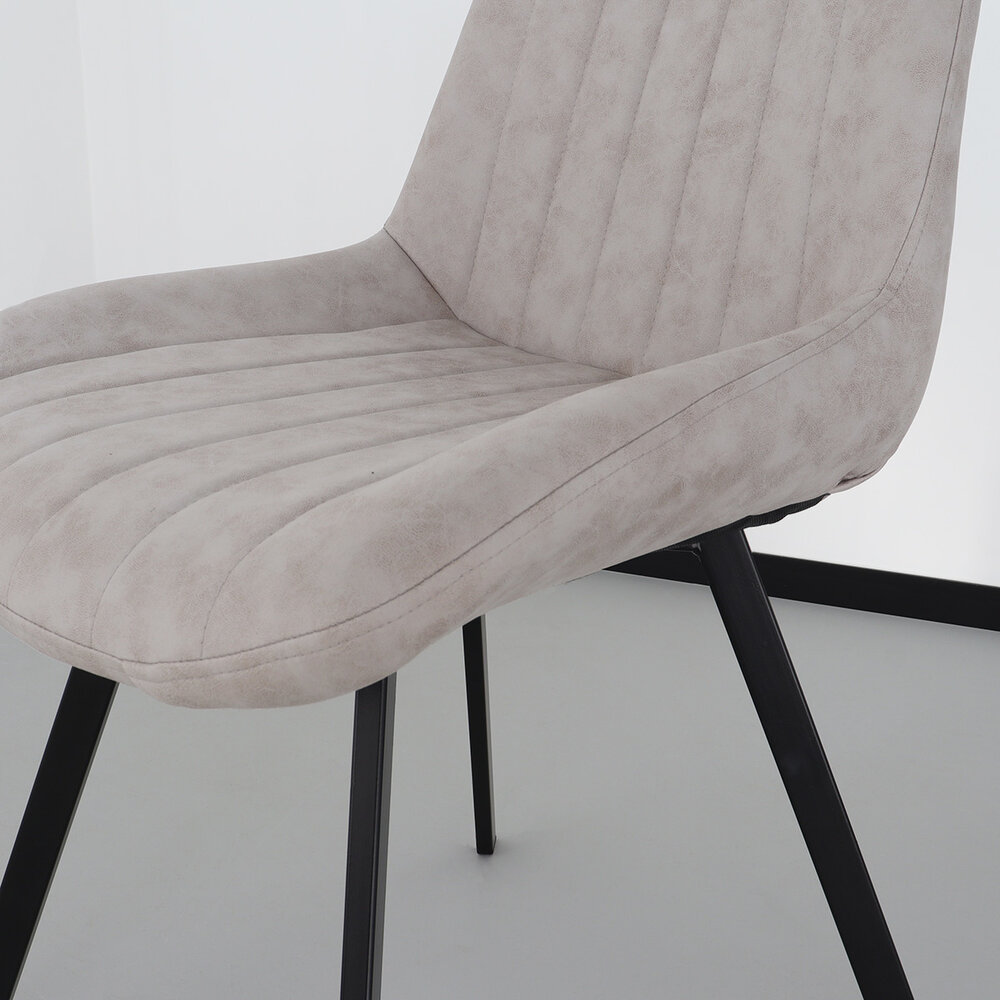 Chaise de salle à manger Susta gris clair Chaise de salle à manger Susta gris clair