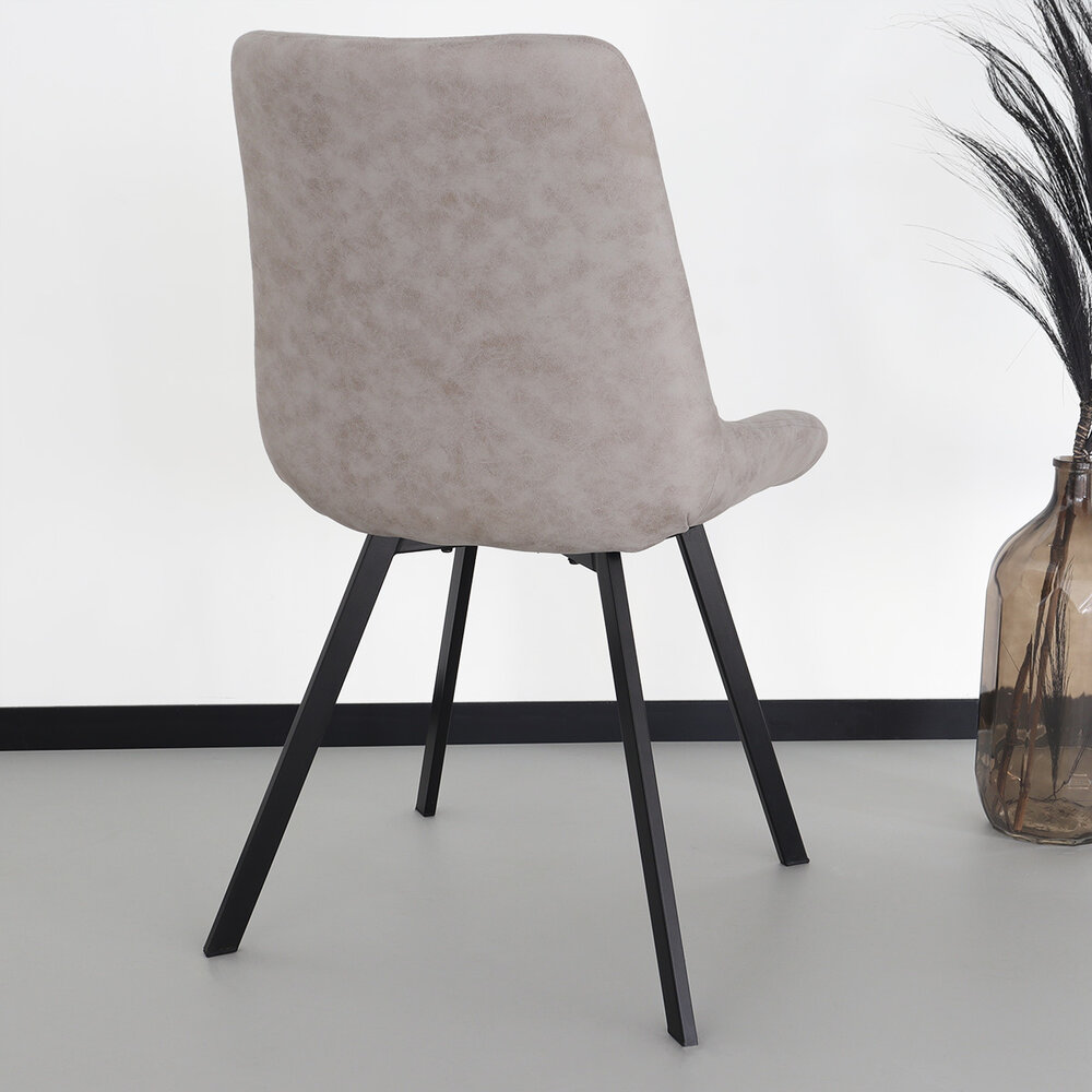 Chaise de salle à manger Susta gris clair Chaise de salle à manger Susta gris clair