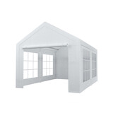 Lizzely Garden & Living Tente de réception 3x4m semi professionnelle 180 gr/m² PE blanc tonnelle de jardin Lizzely Garden & Living Tente de réception 3x4m semi professionnelle 180 gr/m² PE blanc tonnelle de jardin