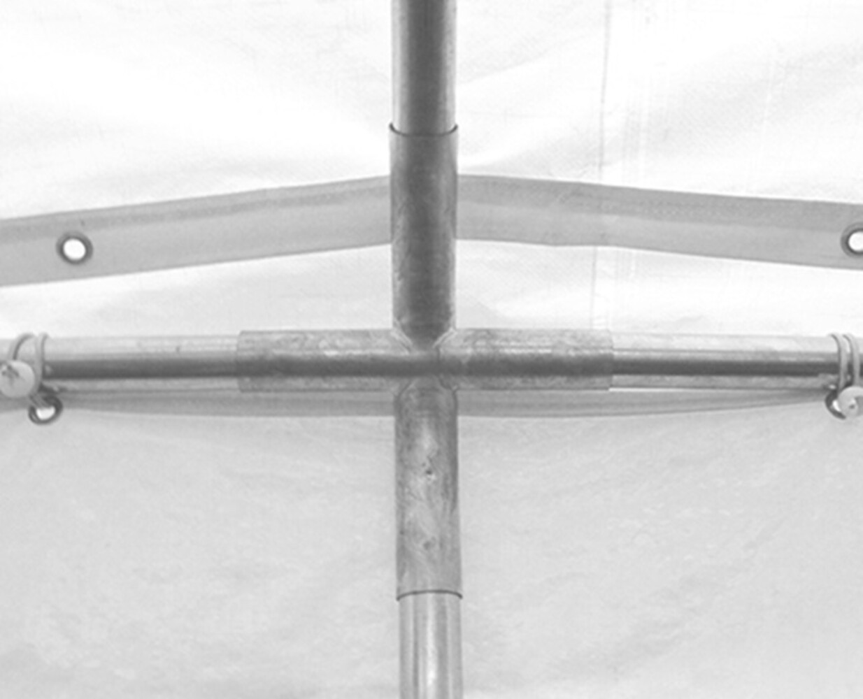 Tente de réception 4x6m premium 240g/m² PE poteaux acier galvanisés Tente de réception 4x6m premium 240g/m² PE poteaux acier galvanisés