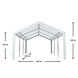 Lizzely Garden & Living Tente de réception 4x6m premium 240g/m² PE poteaux acier galvanisés Lizzely Garden & Living Tente de réception 4x6m premium 240g/m² PE poteaux acier galvanisés
