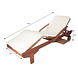 Lizzely Garden & Living Chaise longue Royale de jardin REKE avec coussin Lizzely Garden & Living Chaise longue Royale de jardin REKE avec coussin
