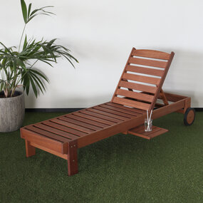 Lizzely Garden & Living Chaise longue de jardin REKE