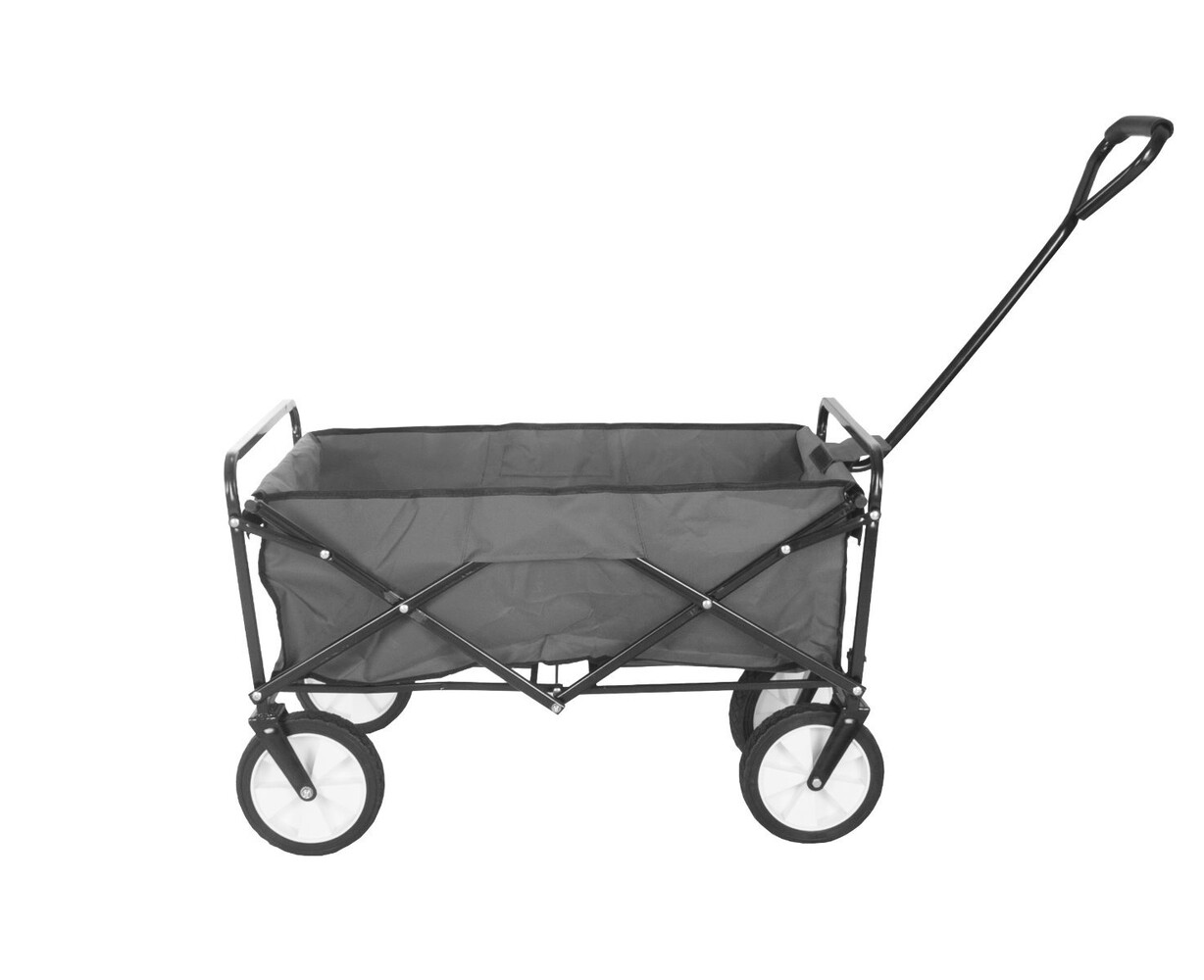 Chariot pliable Gris remorque de jardin