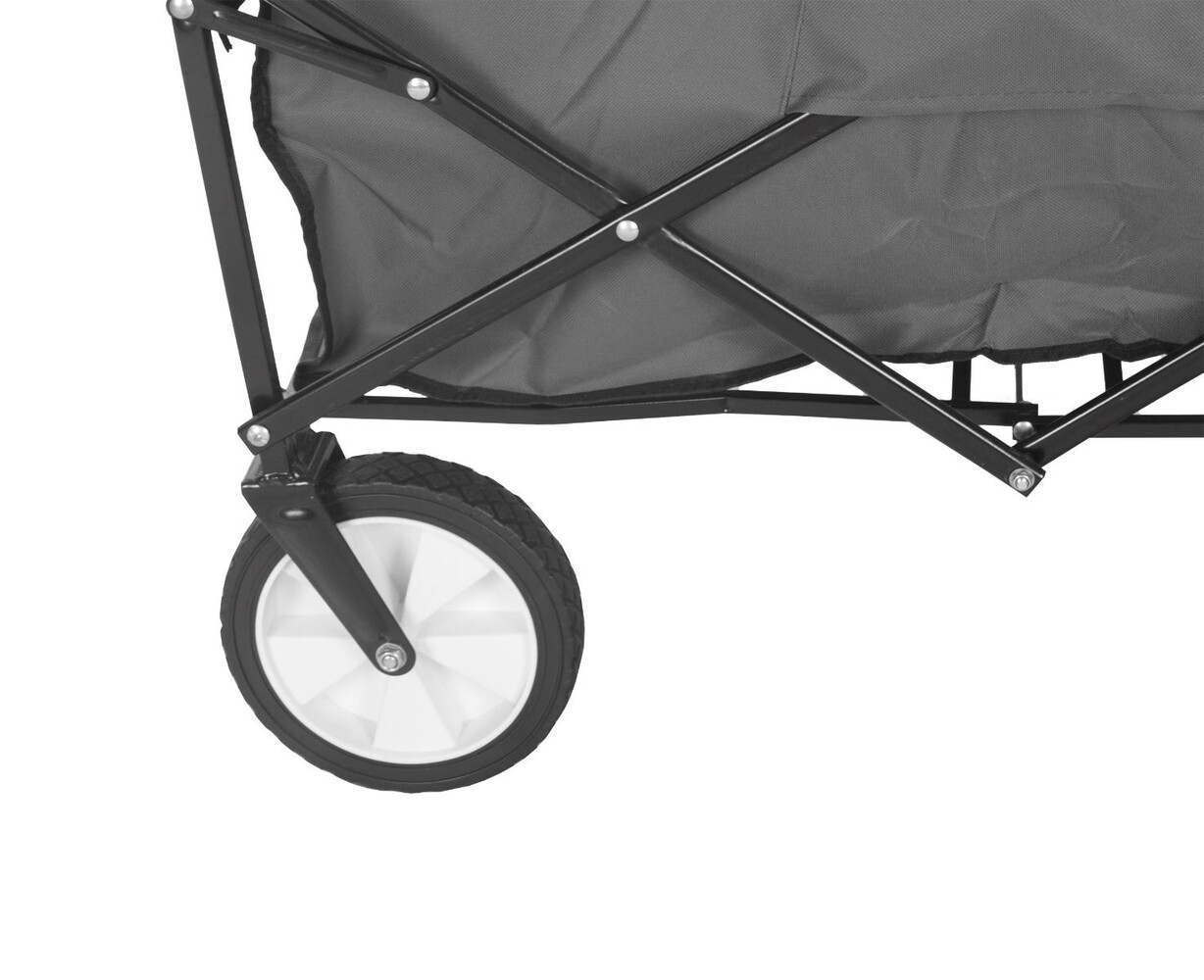 Chariot pliable Gris remorque de jardin
