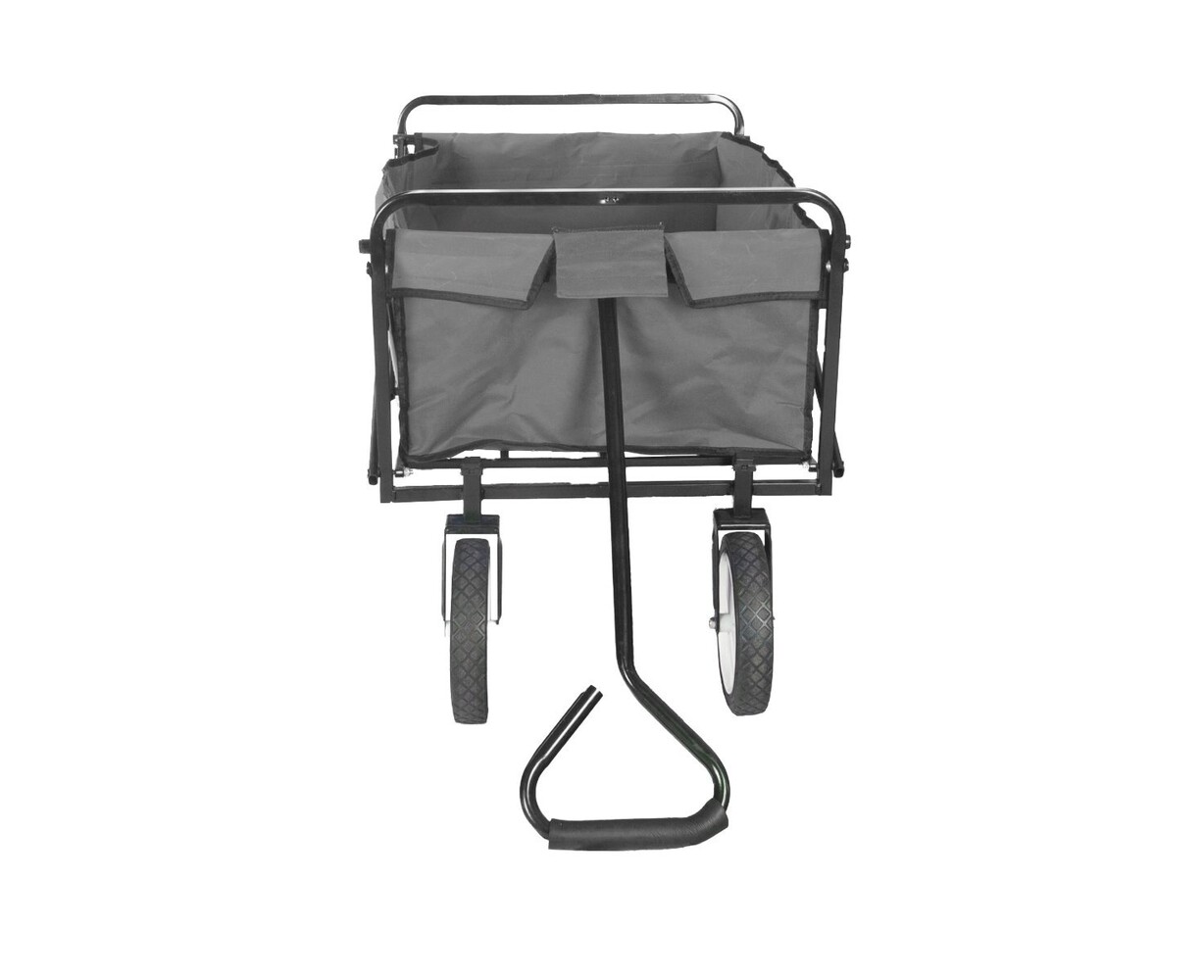 Chariot pliable Gris remorque de jardin