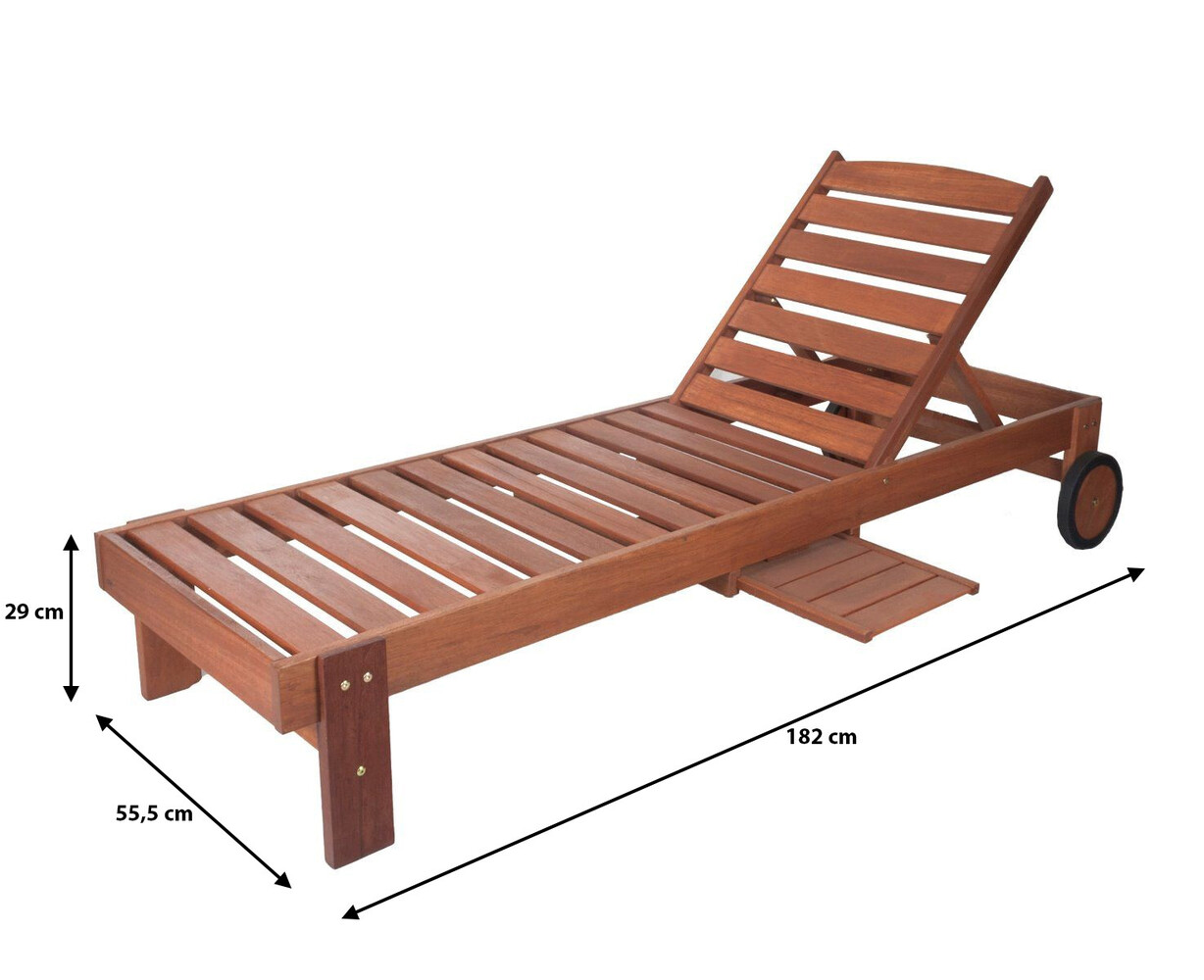 Chaise longue de jardin REKE