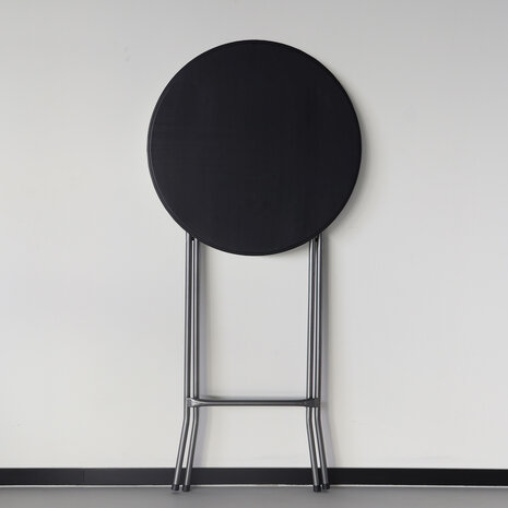 Lizzely Garden & Living Table haute mange debout noir 60cm