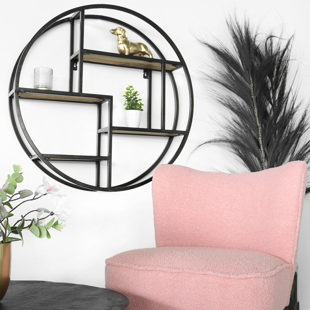 Canapé-fauteuil 1 personne rose en tissu teddy Canapé-fauteuil 1 personne rose en tissu teddy