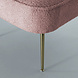 Lizzely Garden & Living Canapé-fauteuil 1 personne rose en tissu teddy Lizzely Garden & Living Canapé-fauteuil 1 personne rose en tissu teddy