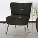 Lizzely Garden & Living Canapé-fauteuil 1 personne vert en tissu teddy Lizzely Garden & Living Canapé-fauteuil 1 personne vert en tissu teddy