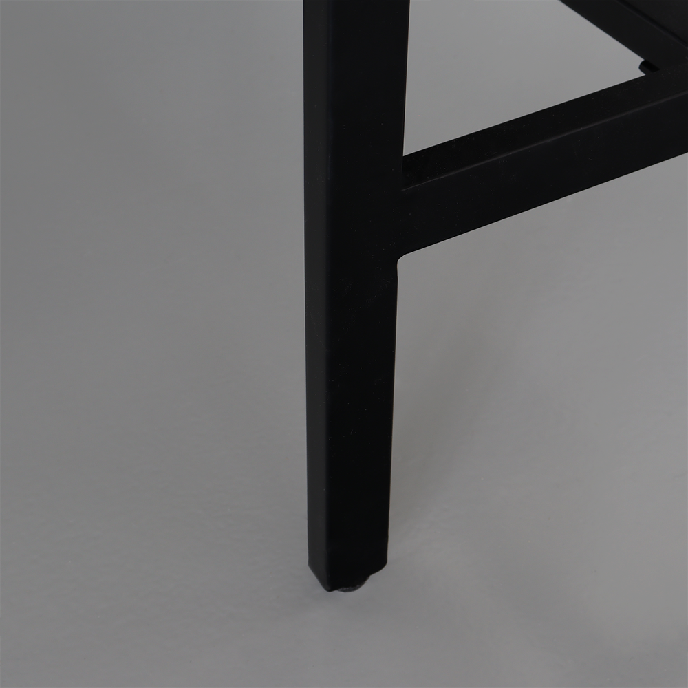 Table de bar industrielle Bax durable en bois de manguier 120x60cm table haute