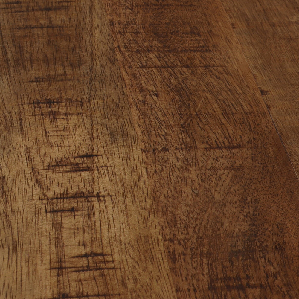 Table de bar industrielle Bax durable en bois de manguier 120x60cm table haute