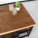 Lizzely Garden & Living Table basse industrielle Sunny 60cm en bois de manguier style de industriel Lizzely Garden & Living Table basse industrielle Sunny 60cm en bois de manguier style de industriel