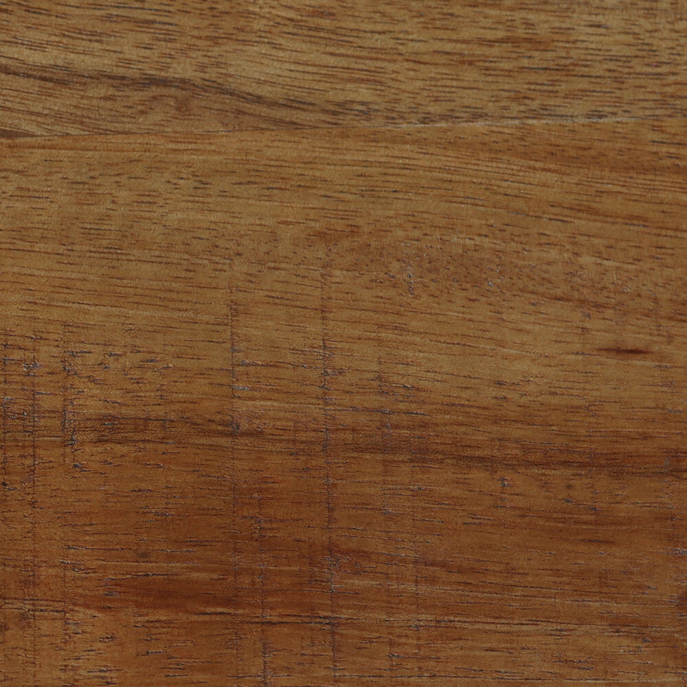 Table basse industrielle Sunny 60cm en bois de manguier style de industriel