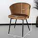 Lizzely Garden & Living Chaise de salle à manger Felix marron velours Lizzely Garden & Living Chaise de salle à manger Felix marron velours