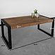 Lizzely Garden & Living Table basse en bois de manguier Danique 110cm industrielle durable en bois massif Lizzely Garden & Living Table basse en bois de manguier Danique 110cm industrielle durable en bois massif