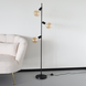 Lizzely Garden & Living Lampe sur pied de style industriel Eden noir lampadaire Lizzely Garden & Living Lampe sur pied de style industriel Eden noir lampadaire