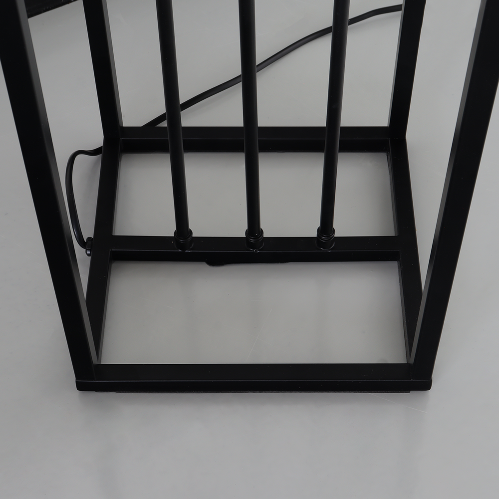 Lampe sur pied de style industriel Tommy noir/or lampadaire Lampe sur pied de style industriel Tommy noir/or lampadaire