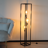 Lizzely Garden & Living Lampe sur pied de style industriel Tommy noir/or lampadaire