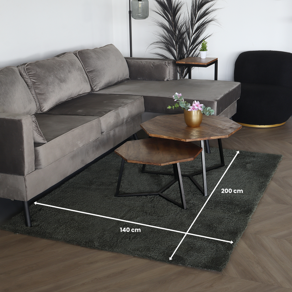 Tapis 140x200cm vert Avelyn Tapis 140x200cm vert Avelyn