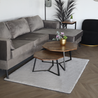 Tapis 120x160cm blanc crème à poils longs Liv moelleux