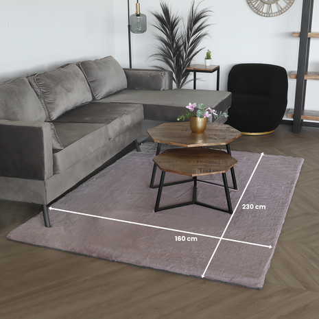 Lizzely Garden & Living Tapis 160x230cm rose à poils longs Liv moelleux Lizzely Garden & Living Tapis 160x230cm rose à poils longs Liv moelleux