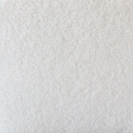 Lizzely Garden & Living Tabouret de bar Anel avec dossier en tissu teddy blanc Lizzely Garden & Living Tabouret de bar Anel avec dossier en tissu teddy blanc