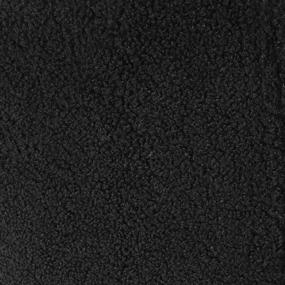 Chaise de salle à manger De Vince teddy bouclé noir