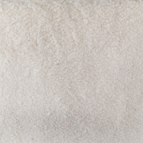 Lizzely Garden & Living Tabouret de bar Anel avec dossier en tissu teddy beige