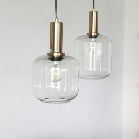 Lizzely Garden & Living Lampe suspension barre industrielle avec 6 lampes Semmy