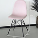 Lizzely Garden & Living Chaise de salle à manger industrielle en velours rose Finn Lizzely Garden & Living Chaise de salle à manger industrielle en velours rose Finn