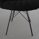 Lizzely Garden & Living Chaise de salle à manger Chesro noir avec assise en tissu teddy Lizzely Garden & Living Chaise de salle à manger Chesro noir avec assise en tissu teddy