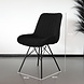 Lizzely Garden & Living Chaise de salle à manger Chesro noir avec assise en tissu teddy Lizzely Garden & Living Chaise de salle à manger Chesro noir avec assise en tissu teddy