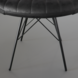 Lizzely Garden & Living Chaise de salle à manger Chesro industrielle noir Lizzely Garden & Living Chaise de salle à manger Chesro industrielle noir